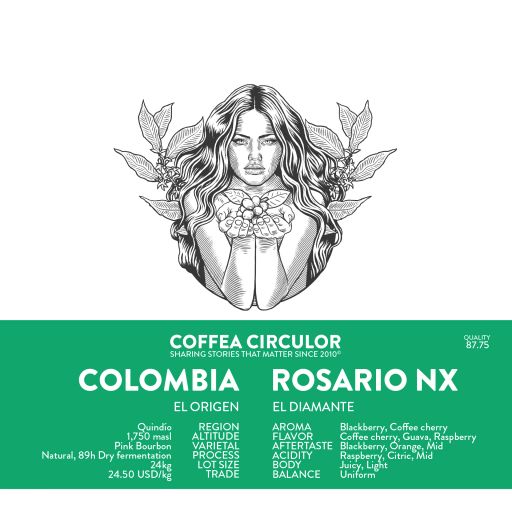 COLOMBIA Rosario Pink Bourbon Natural NX