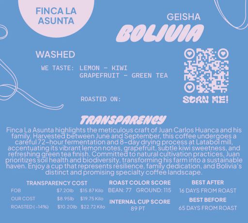 Bolivia Geisha Washed