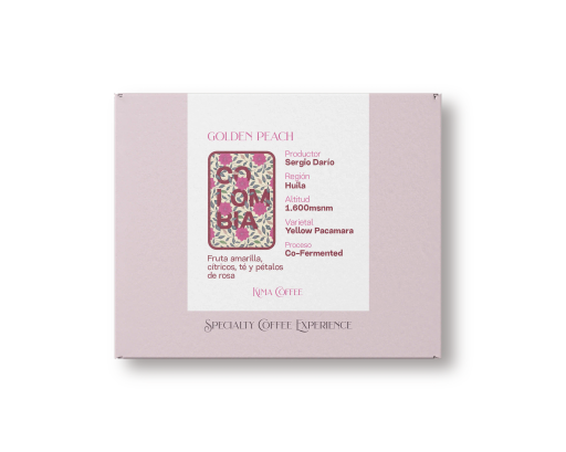Golden Peach. Café de Colombia