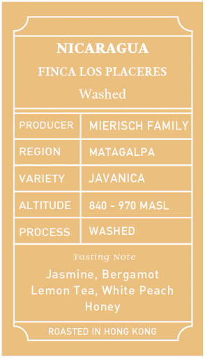 Nicaragua Finca Los Placeres Javanica Washed