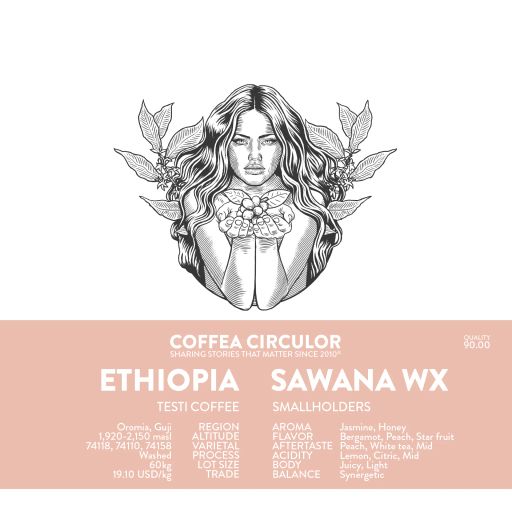 ETHIOPIA Sawana Washed WX
