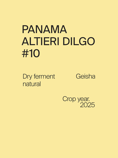 Panama Altieri Dilgo #10 Geisha Natural