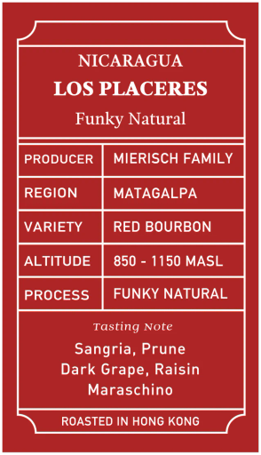 Nicaragua Mierisch Family - Los Placeres Funky Natural