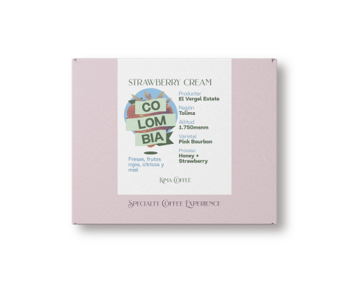 Strawberry Cream. Café de Colombia