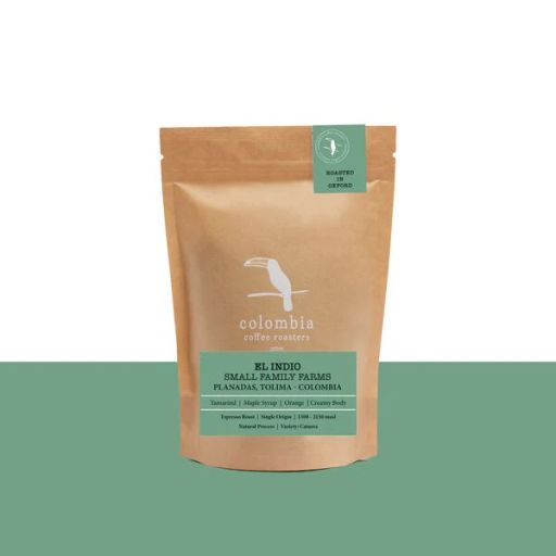 El Indio Microlot Natural Process (Espresso Roast) Tolima, Colombia