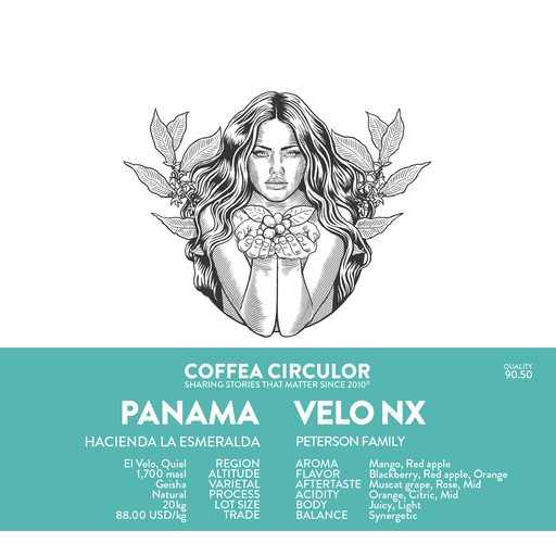 PANAMA Hacienda La Esmeralda Private Velo NX