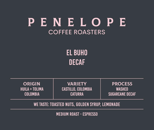 COLOMBIA | SUGAR CANE DECAF — Penelope Coffee