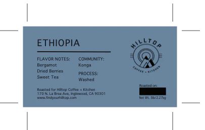 Hilltop - Ethiopia Brew - Konga