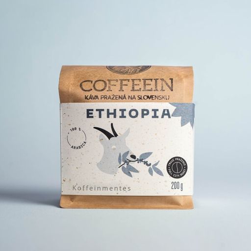 Etiopia Yirgacheffe,koffein mentes (1000g arabica szemes kávé)
