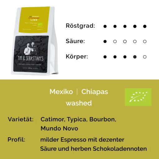 LINN ENTKOFFEINIERTER BIO