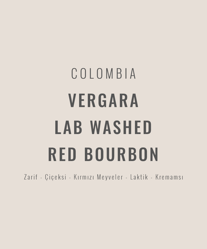 Colombia – Vergara Lab Natural Red Bourbon