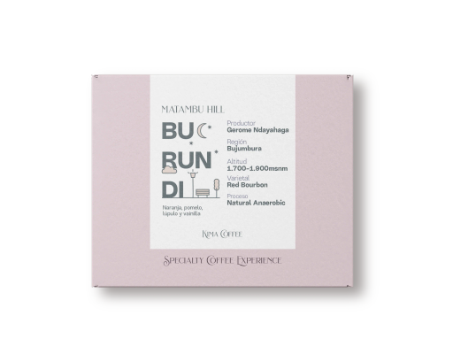 Mutambu Hill. Café de Burundi.