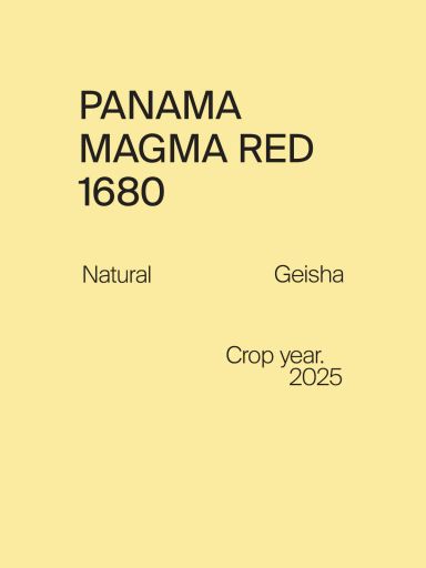 Panama Magma Red 1680 Geisha Natural