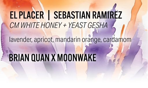 Sebastian Ramirez El Placer - CM White Honey + Yeast Gesha