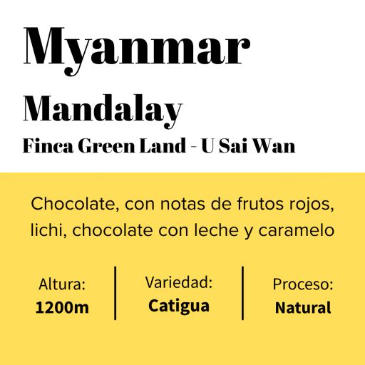 Myanmar - Pyin Oo Lwin - Catiguá - Natural