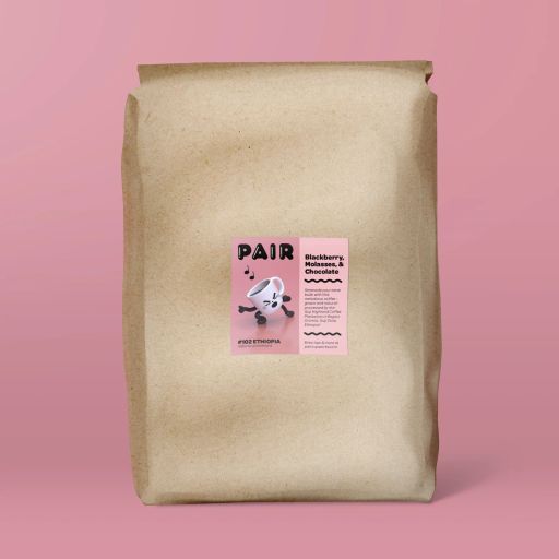 #102 Natural-Processed Coffee Beans from Ethiopia