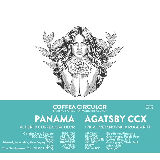 PANAMA Agatsby Geisha CCX (WCIGS Winner)
