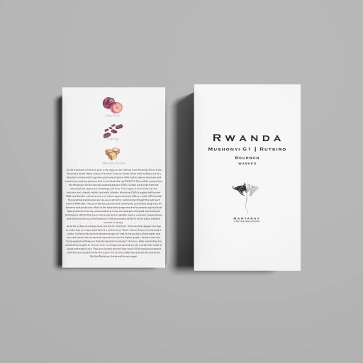 Rwanda Mushonyi G1 | Rutsiro Washed (Single Origin Filter)