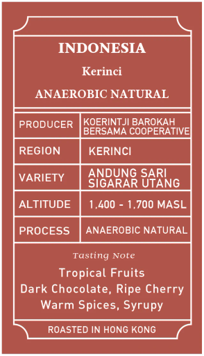 Indonesia Kerinci Anaerobic Natural