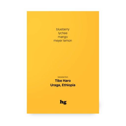 Tibe Haro, 74100 & 74112, Yeast Inoculated Natural, Ethiopia