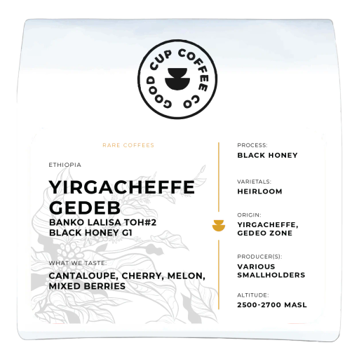 Ethiopia Gedeo Yirgacheffe Gedeb Banko Lalisa TOH#2 Black Honey G1
