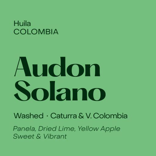Colombia Audon Solano, Washed Caturra & V. Colombia