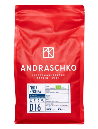 Peru Finca Negrisa Bio Single Origin Espresso entkoffeiniert
