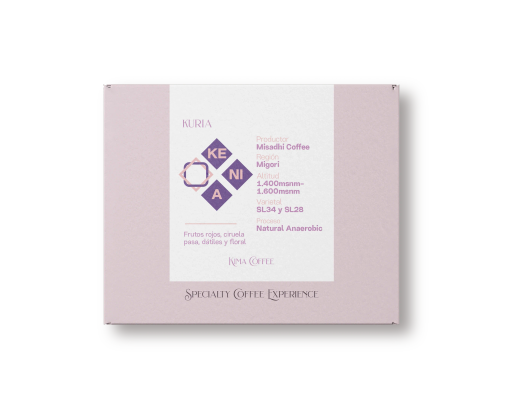 Kuria. Cafe de kenia