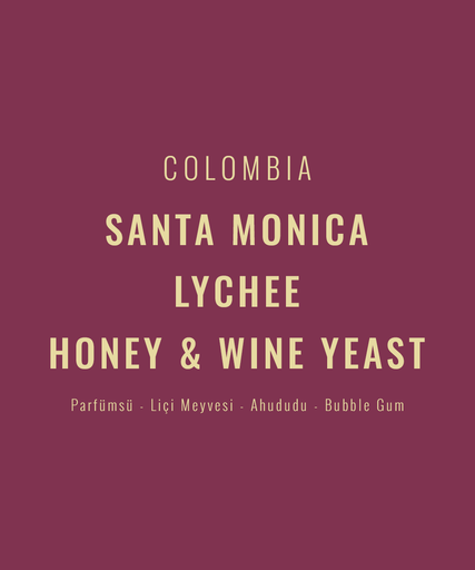 Colombia - Santa Monica Lychee Honey&Wine Yeast