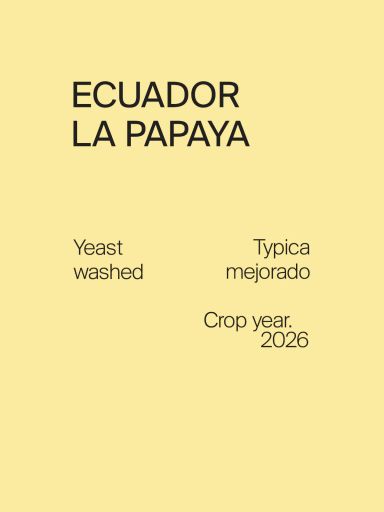 Ecuador La Papaya Typica Mejorada Yeast Washed