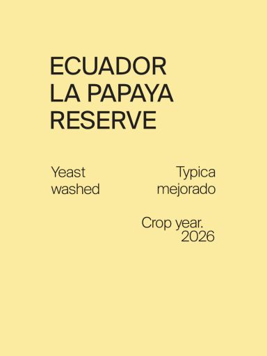 Ecuador La Papaya Reserve Typica Mejorado Yeast Washed