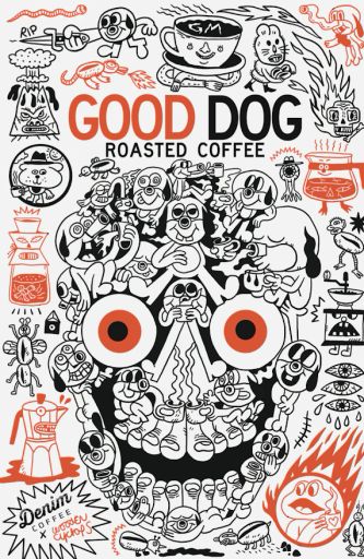 Good Dog Roasted Coffee by Wooden Cyclops