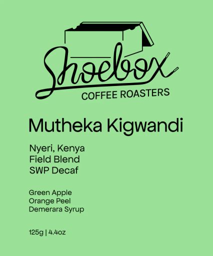 Kenya Mutheka & Othaya Washed SWP Decaf