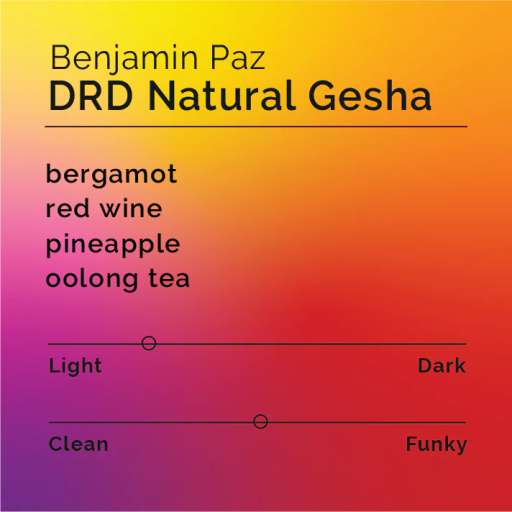 Benjamin Paz - DRD Natural Gesha