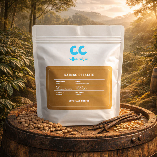 Ratnagiri Whiskey Barrel Aged – Light Roast NanoLot