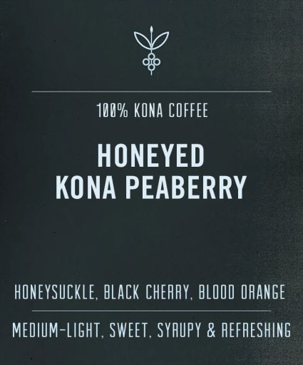 Honeyed Kona Peaberry