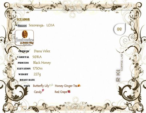 Ecuador-YAMBAMINE-Sidra-Black Honey