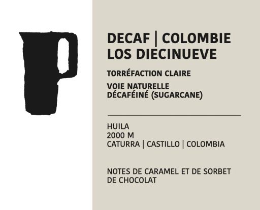 Colombie Los Diecinueve Decaf