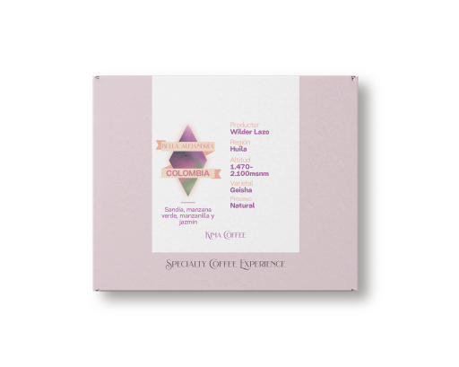 Wilder Lazo. Geisha. Café de Colombia