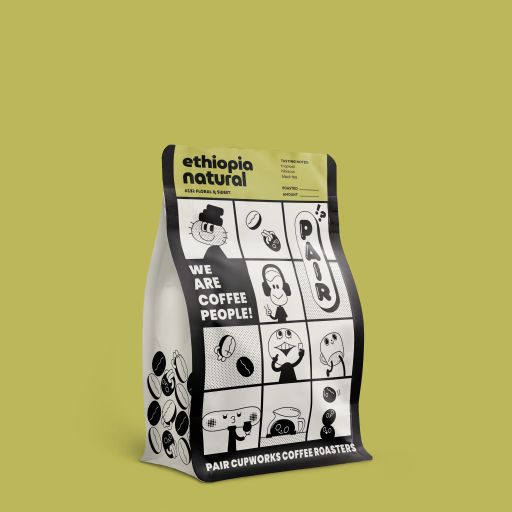 Natural-Processed Coffee Beans from Ethiopia