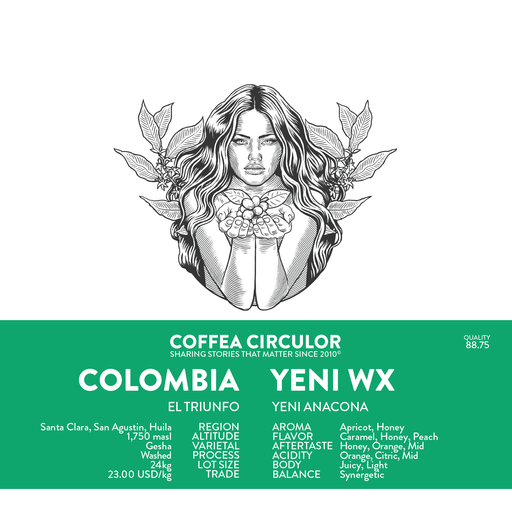 Colombia Yeni Anacona Gesha Washed WX