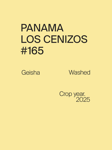 Panama Finca Los Cenizos #165 Geisha Washed