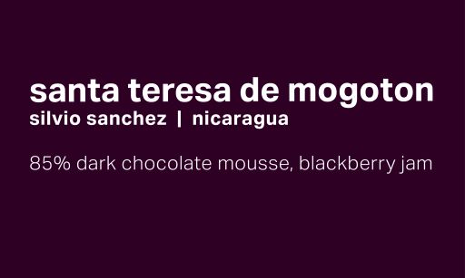 Silvio Sanchez Santa Teresa de Mogoton - Natural Catuai