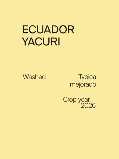 Ecuador Yacuri Typica Mejorado Washed