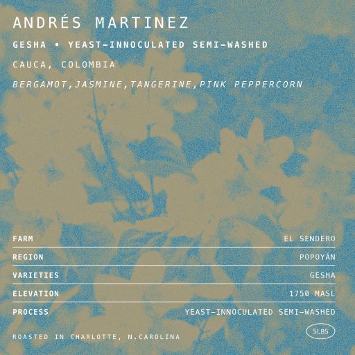Andrés Martinez Gesha • Yeast-Innoculated Semi-Washed