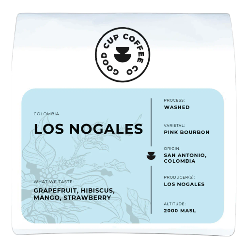 Colombia Los Nogales Pink Bourbon Washed