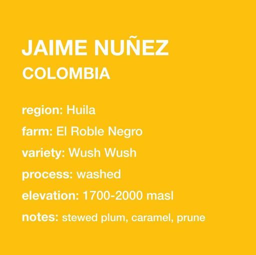 COLOMBIA Jaime Nuñez