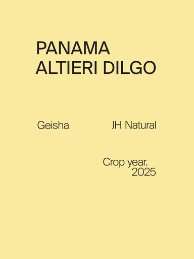Panama Altieri Dilgo Geisha JH Natural