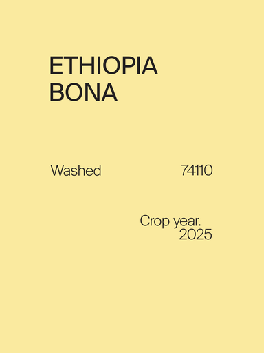 Ethiopia Bona 74110 Washed