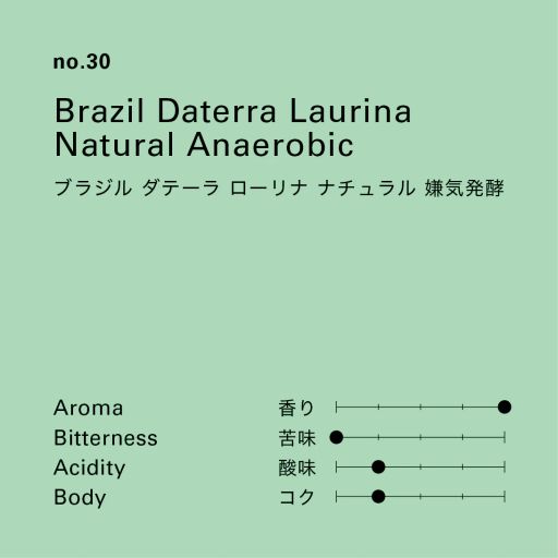 no.30 ブラジル ダテーラ ローリナ ナチュラル 嫌気発酵